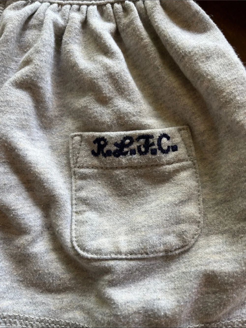 Ralph Lauren Shawl Collar Button Front Sweatshirt Cardigan, Size 9 months